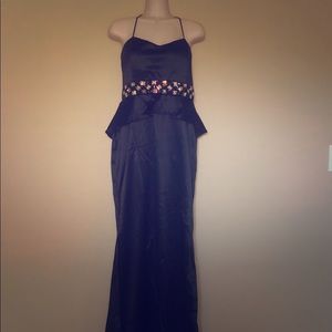 Long black formal dress